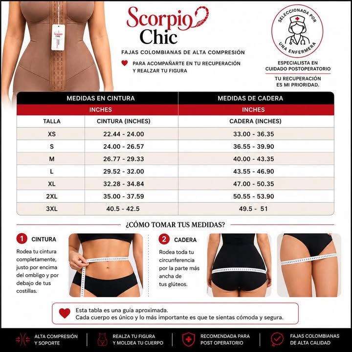Modelo Rhaenyra – Faja Postoperatoria Reloj de Arena
